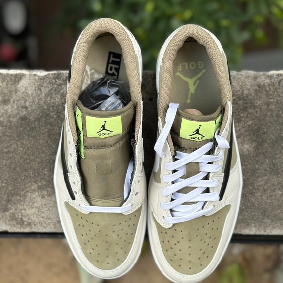 Jordan 1 Retro Low Golf Travis Scott Neutral Olive main image 8